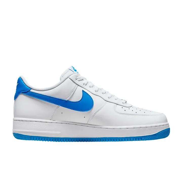 Nike men's sneakers shoe Air Force 1 '07 FJ4146-103 white-light blue