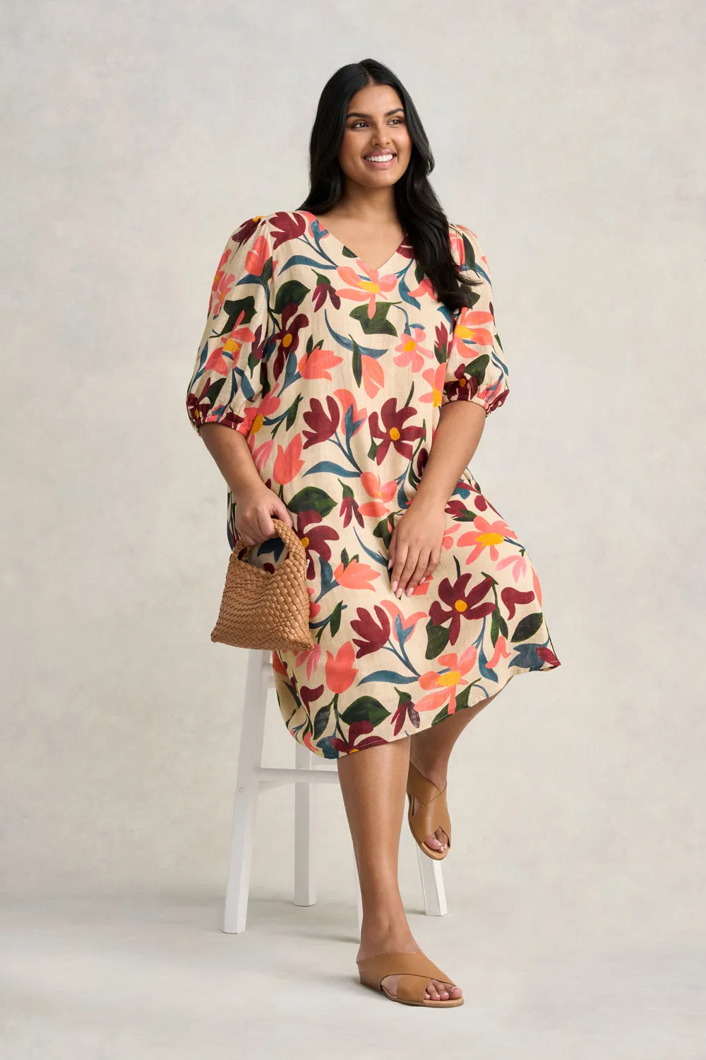 Printed Swing Dress