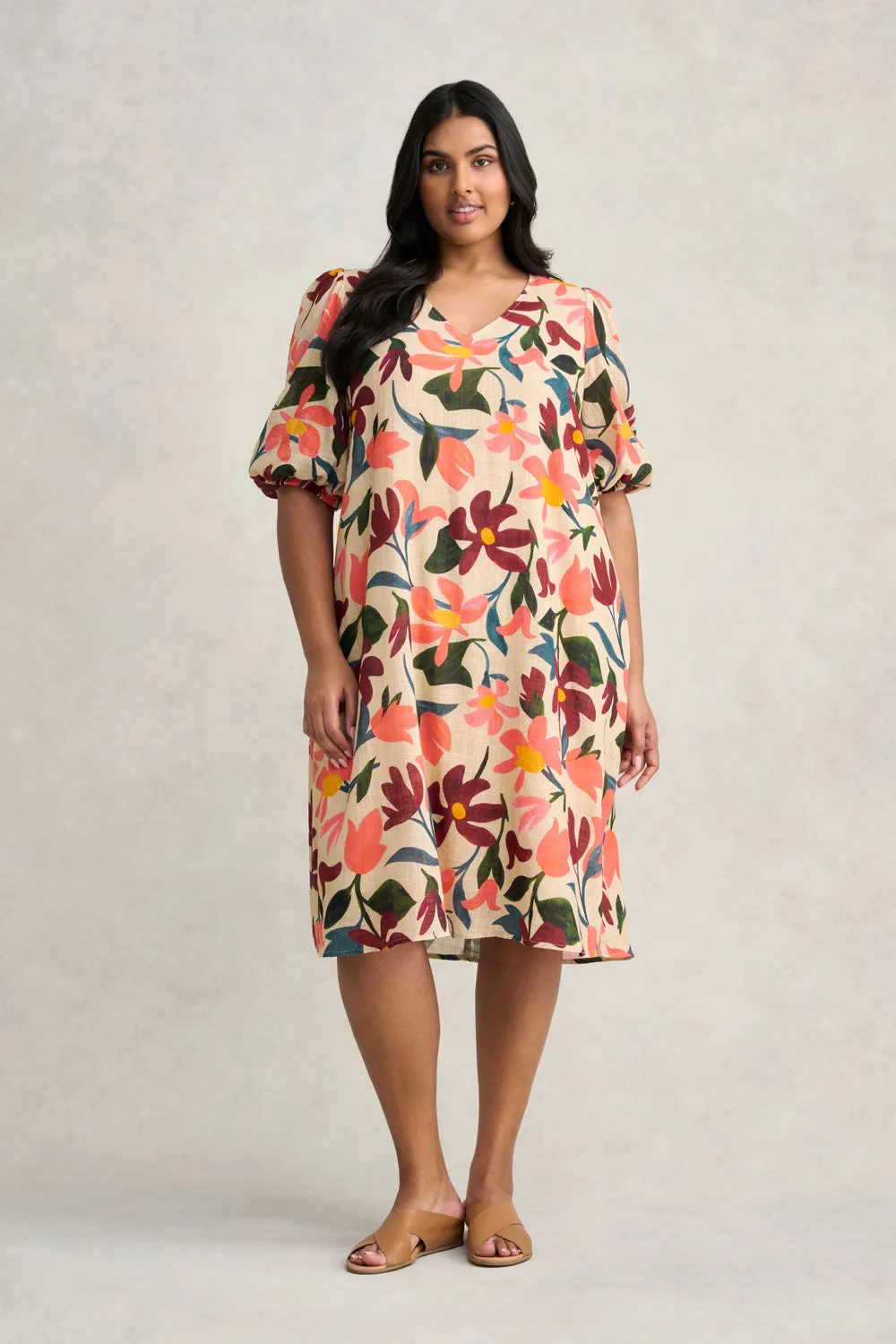 Printed Swing Dress