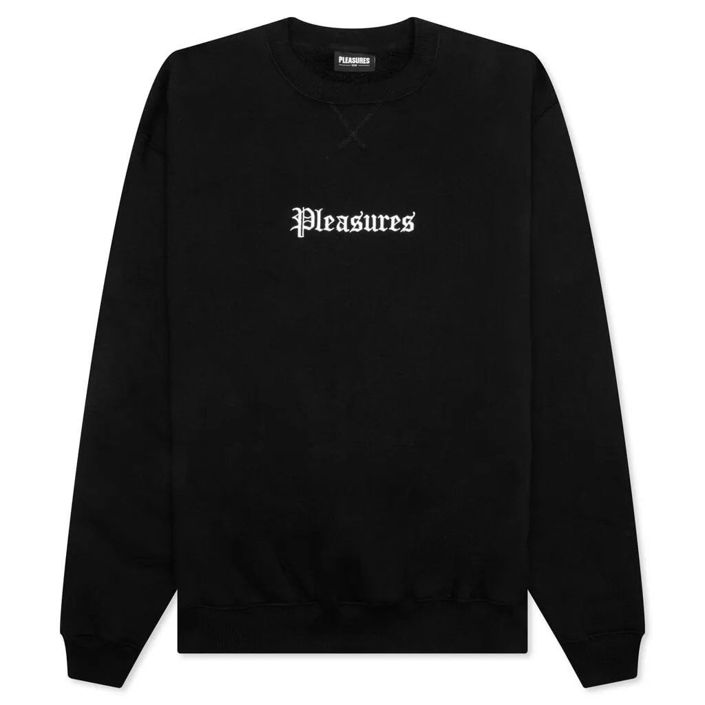 Recipe Crewneck - Black