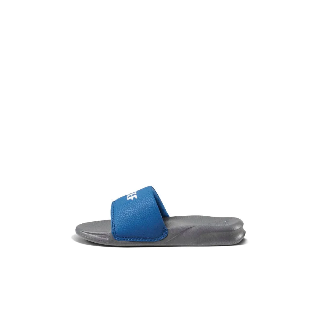 Reef Kids One Slide Grey Blue   