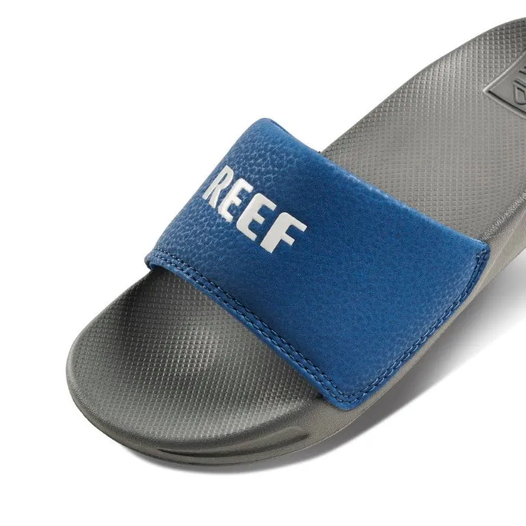 Reef Kids One Slide Grey Blue   