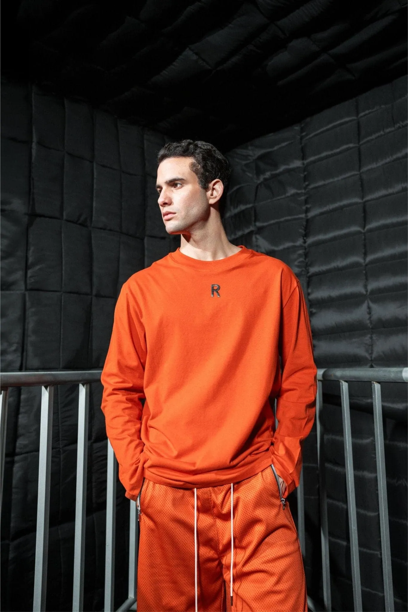 RELAXED LONG SLEEVE TEE - LAVA