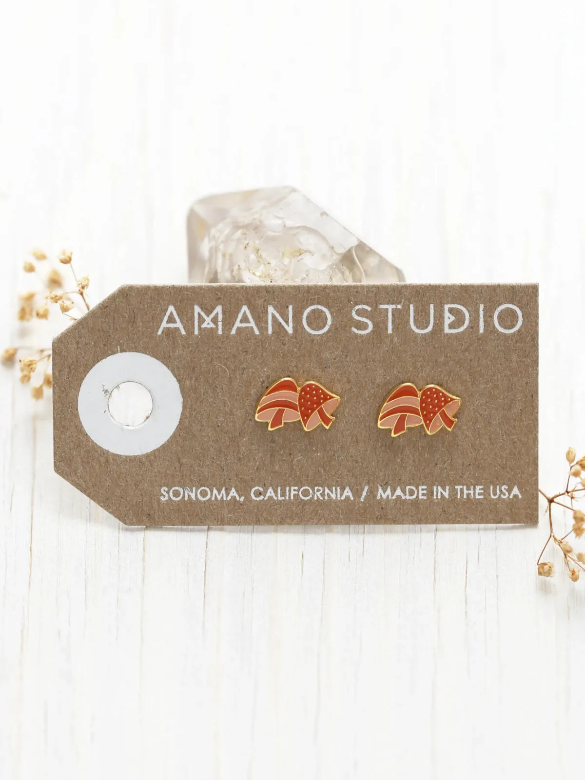 Retro Mushroom Posts by Amano Studio