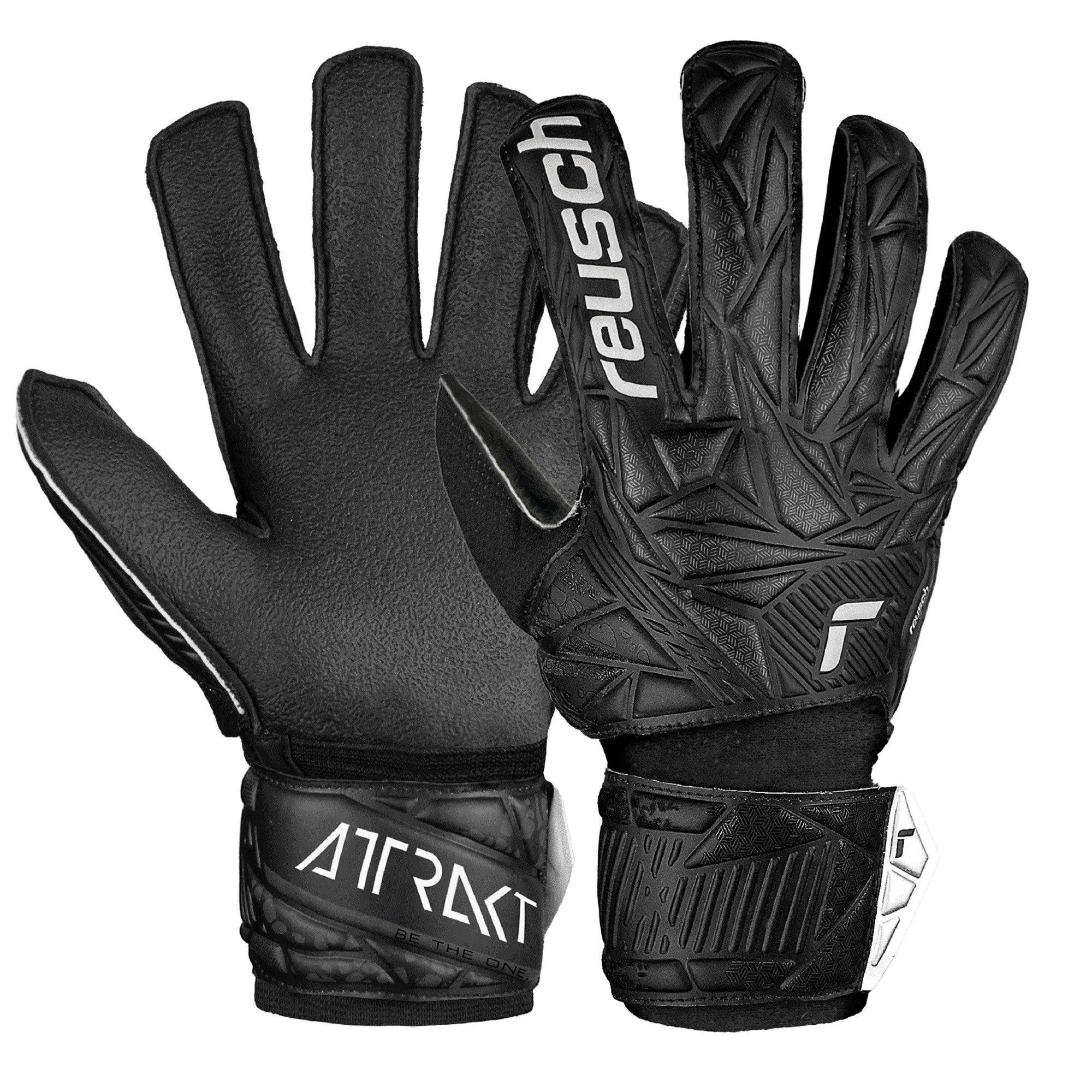 Reusch Kids Attrakt Resist Goalkeeper Gloves Black