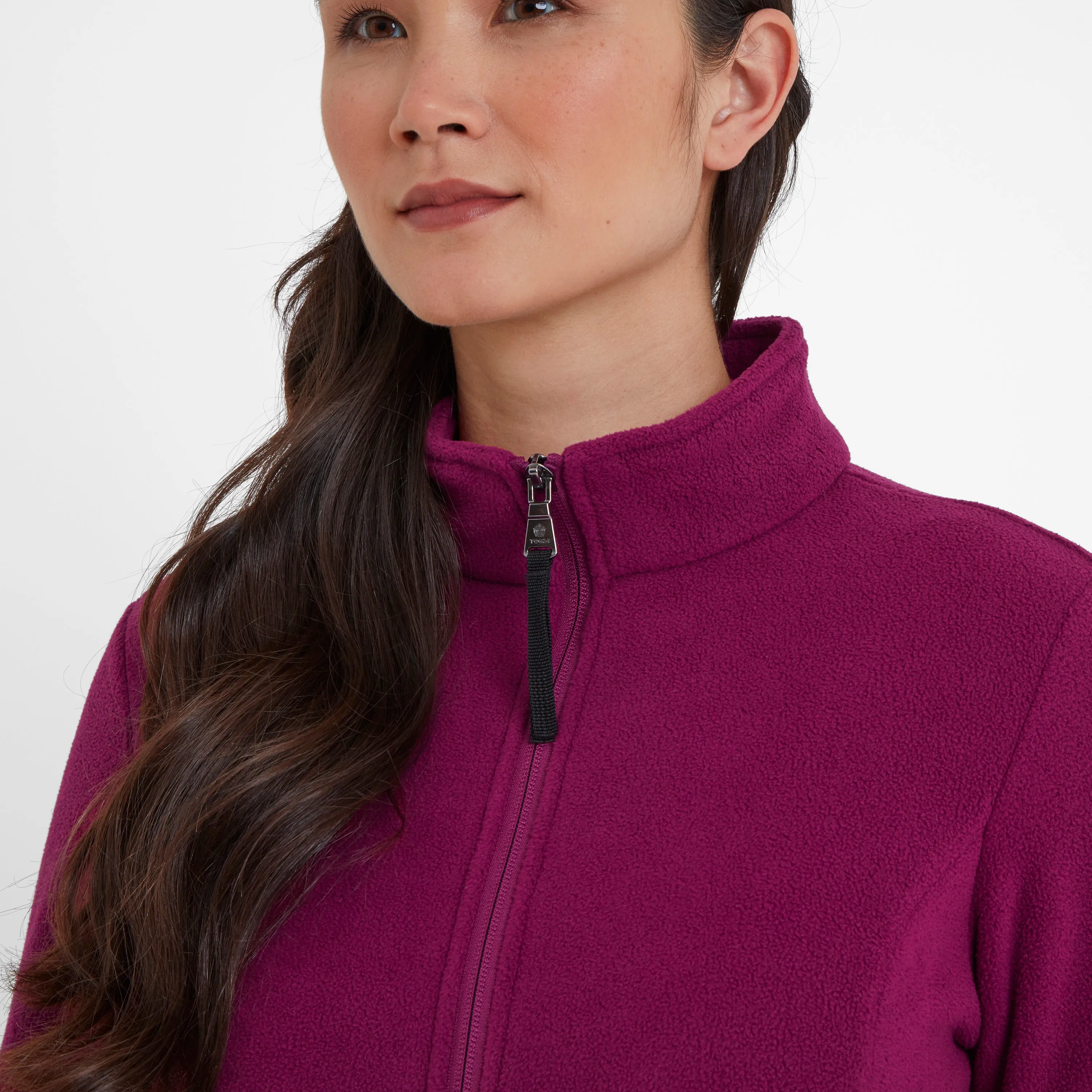 Revive Womens Fleece Jacket - Purple Berry