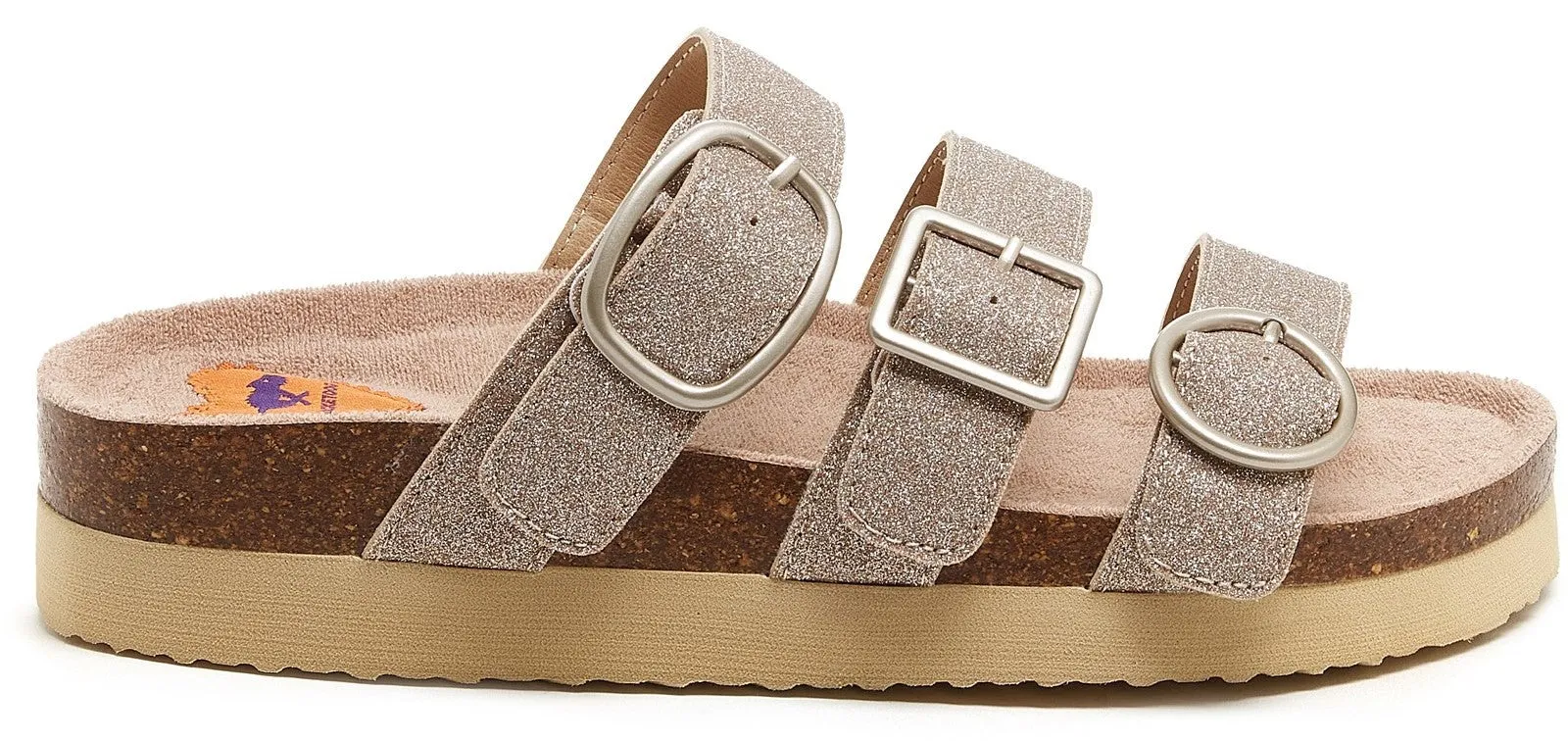 Rocket Dog Astor Glenn Glitter Womens Slide Sandal