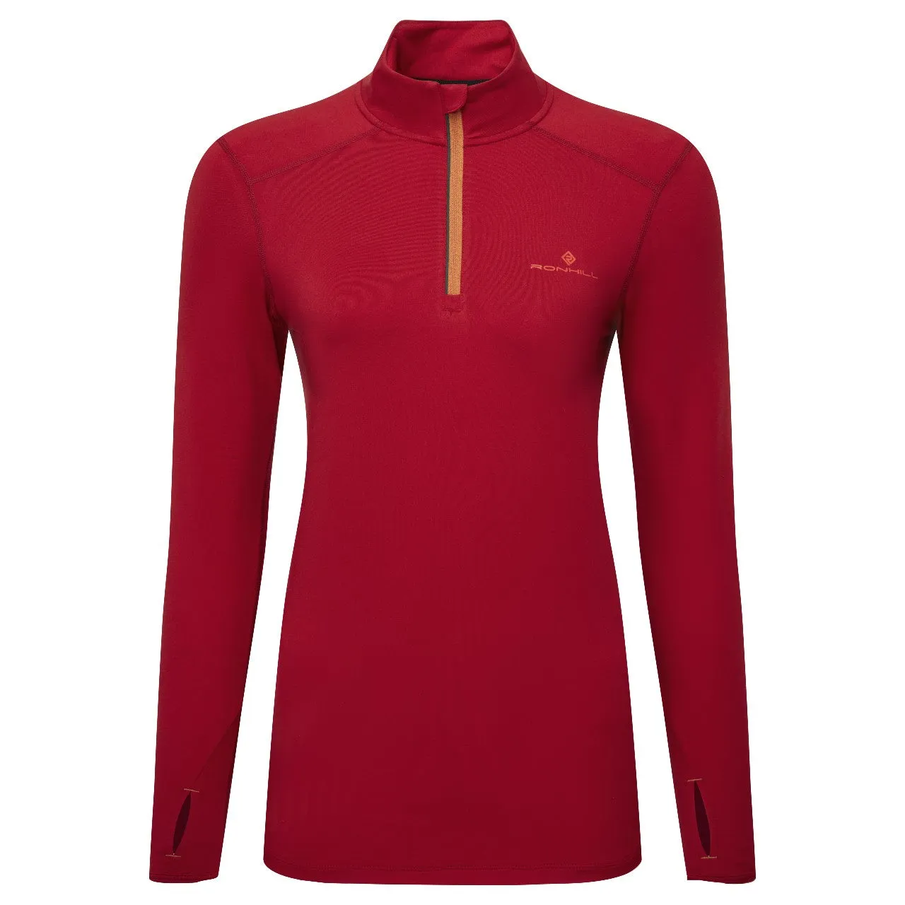 Ronhill Core Thermal 1/2 Zip (Womens) - Jam/Flame