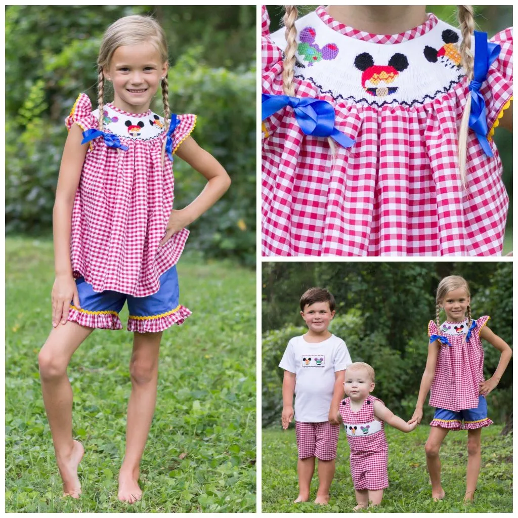 Smocked You've Got A Friend in Me Ruffled Short Set