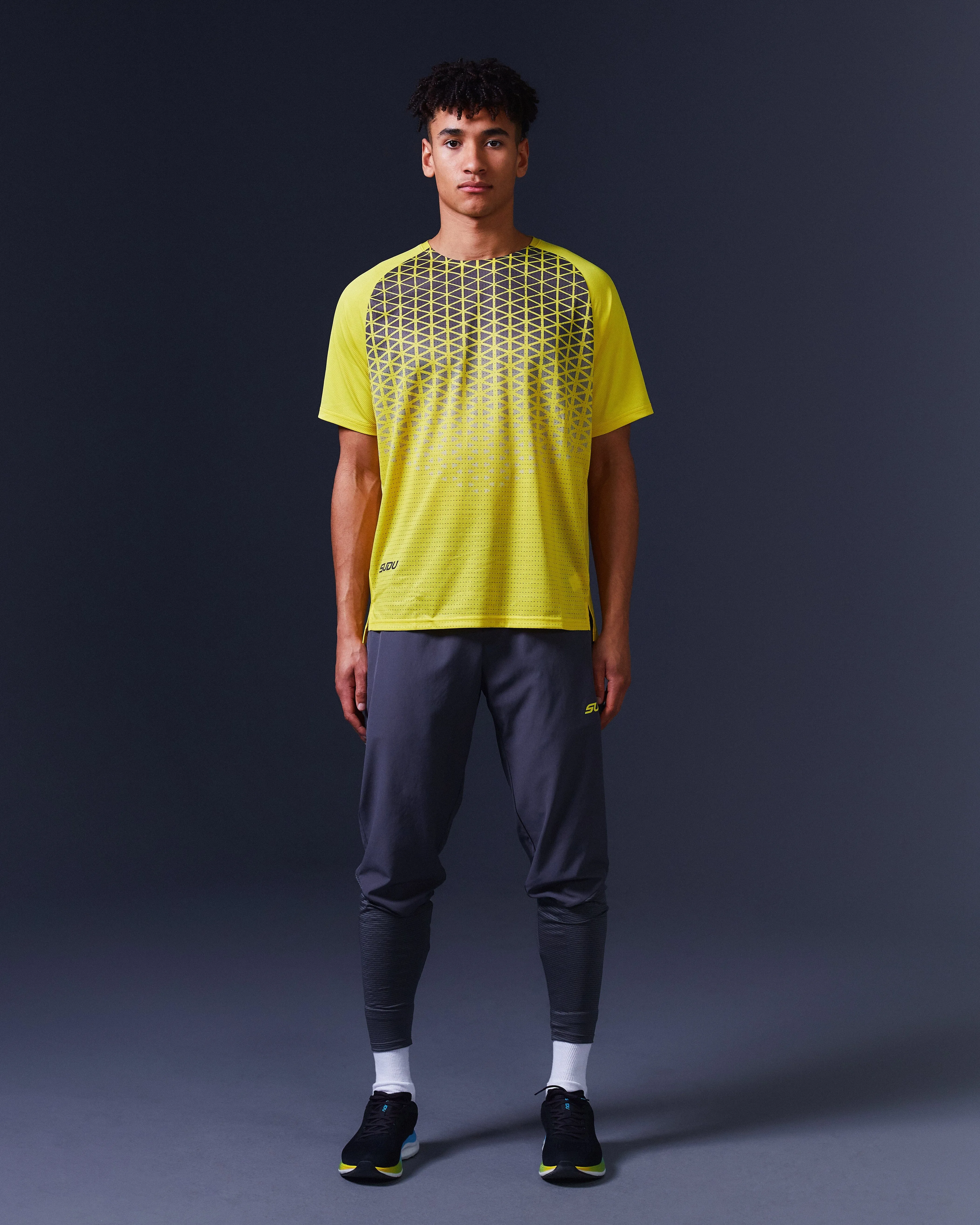 SRP 01 Run Pants - Grey/Yellow