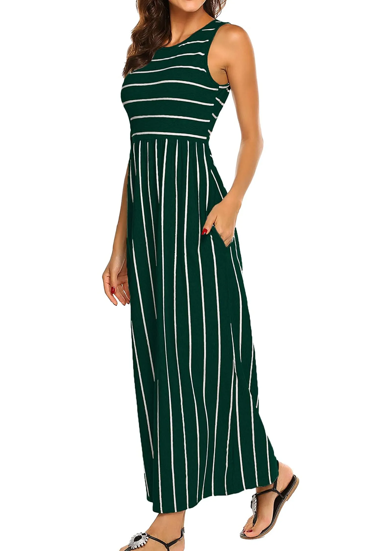 Summer Sleeveless Maxi Dress