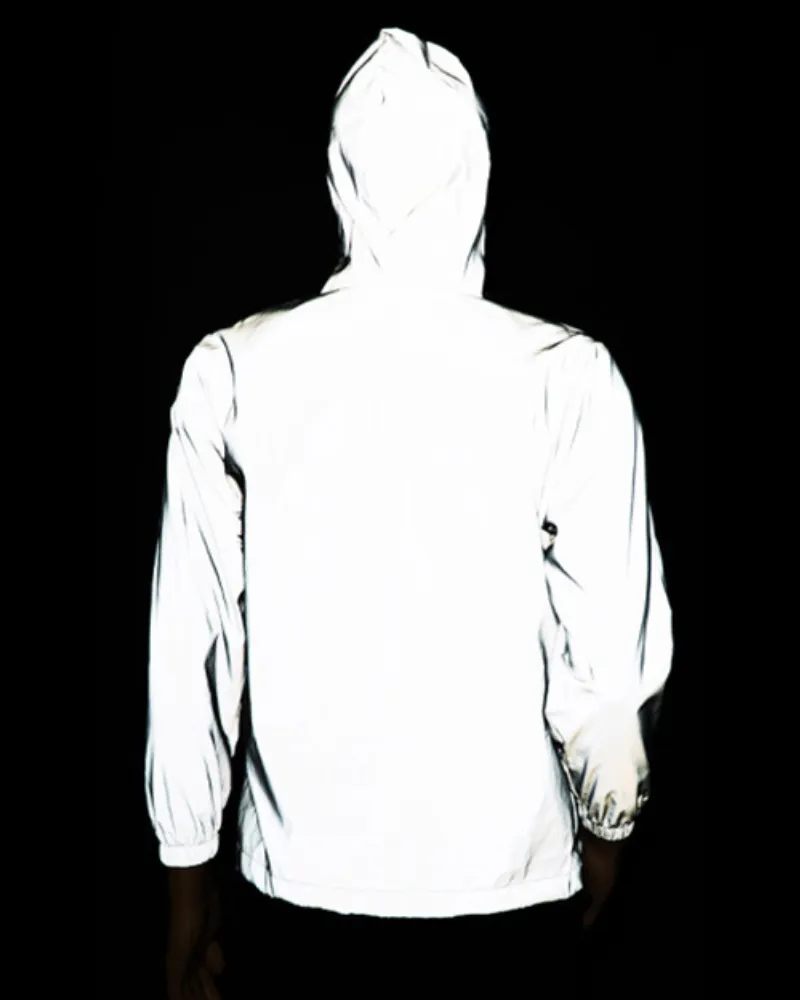 Techwear Silver Reflective Jacket