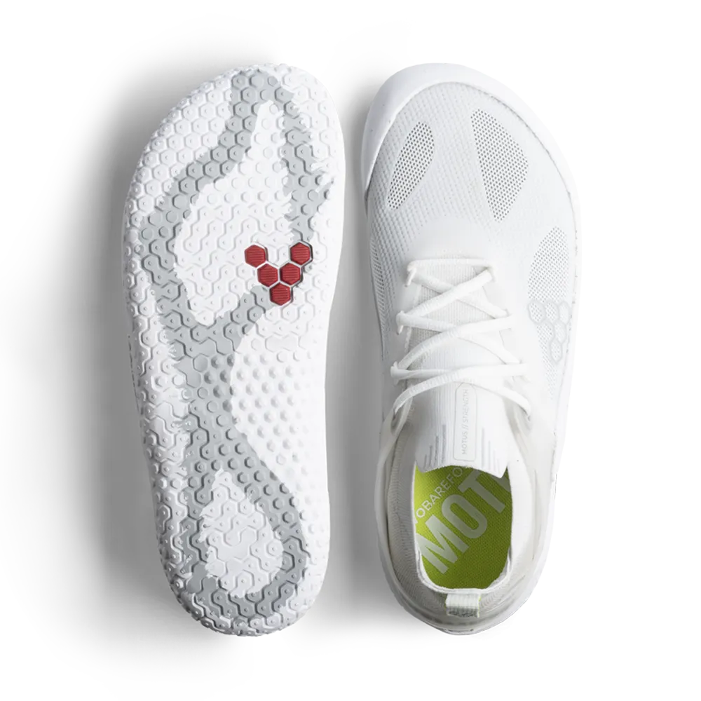 Vivobarefoot Motus Strength Womens Bright White/Grey