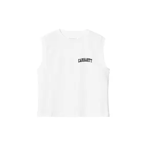 W' UNIVERSITY SCRIPT A-SHIRT WHITE / BLACK