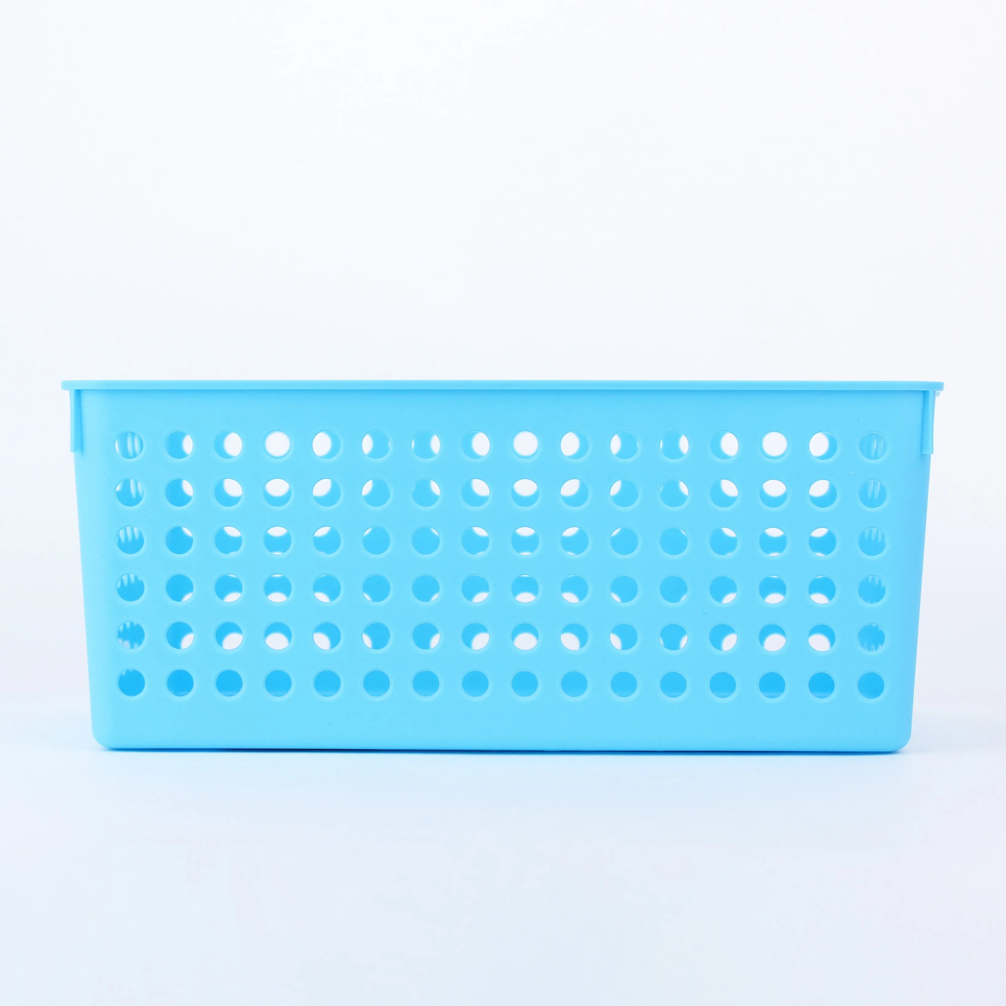 Wide Blue Basket