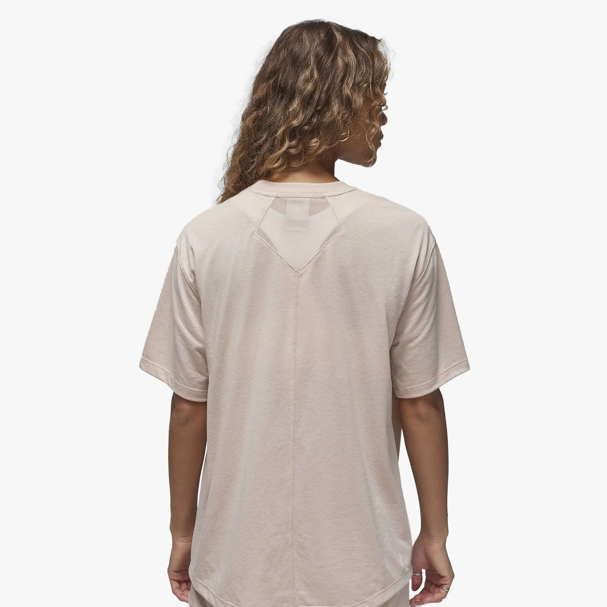 WMN'S DIAMOND SHORT-SLEEVE TOP 'PARTICLE BEIGE'