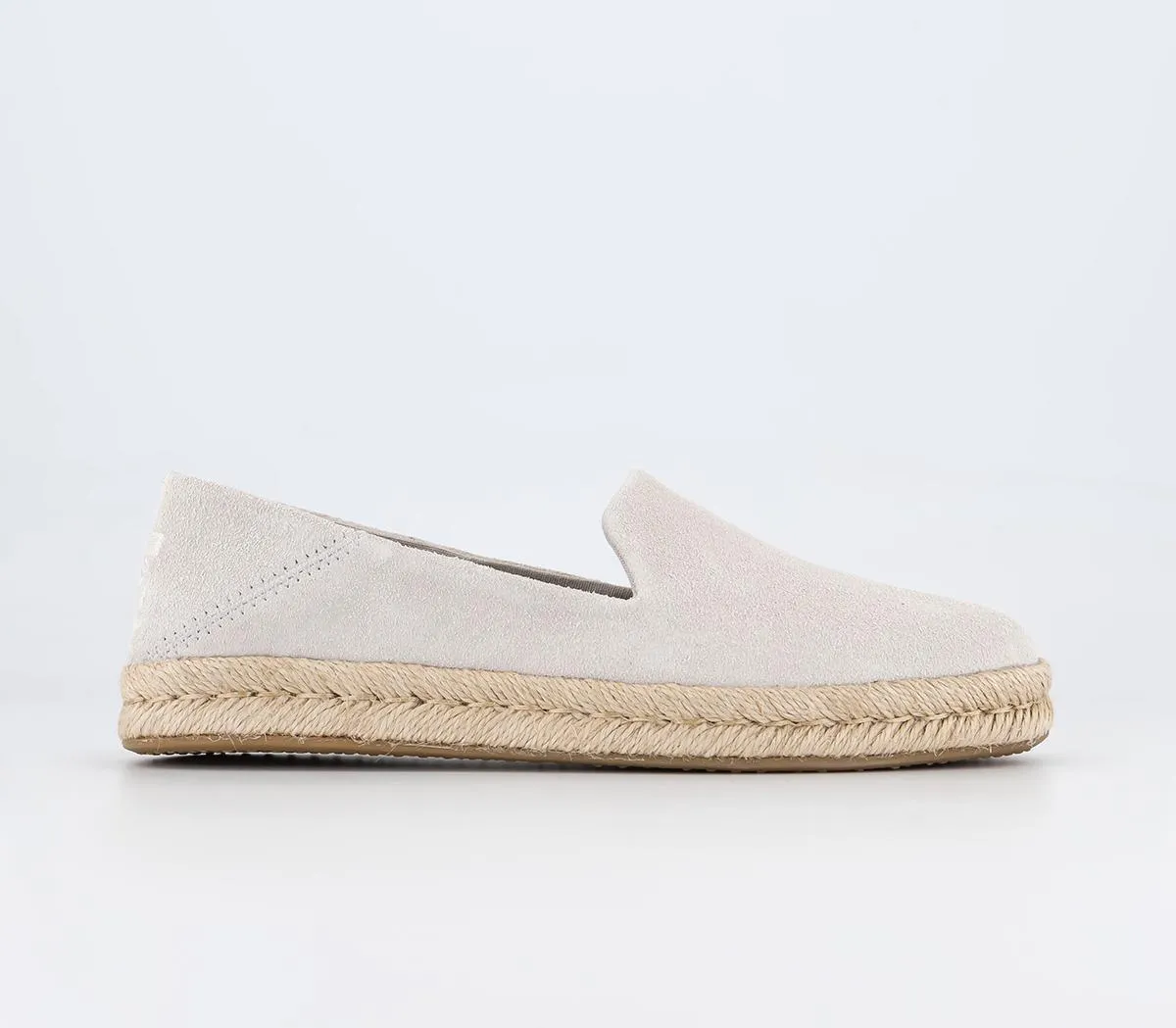 Womens Toms Santiago Espadrille Putty Suede Uk Size 3